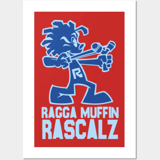 RaggaMuffinRascalz blue Posters and Art